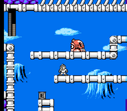 Segundo tanque de energía en el Escenario de Skull Man.