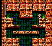 Primer y segundo Surprise Box en el Escenario de Dr. Wily 5.
