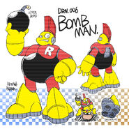 Perfil de Bomb Man en "Mega Man Megamix".