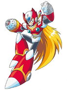 Ilustración de Zero re-activado en Mega Man X2.