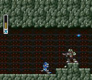 Reducción de daño de Mega Man X en "Mega Man X", SNES.