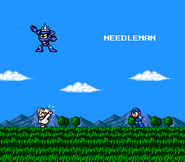 Despedida en "Mega Man: The Wily Wars" [Wily Tower], Sega Genesis.