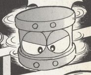 Telly en "Batalla de Espacio-Tiempo - ¿¡El Enemigo del Futuro es Quién!?" del manga "Rockman World 2".