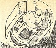 Tondeall de Dark Man 1 en "La Fortaleza de Blues ¡Acometida!" del manga "Rockman 5".