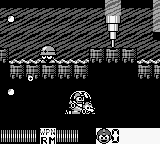 Mega Man utilizando el Rush Marine en "Mega Man II", Game Boy.