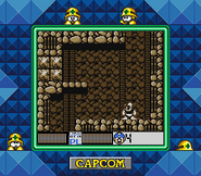 Carga completa del Break Dash en "Mega Man V", Super Game Boy.