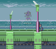 Despedida en "Rockman X", Super Famicom.