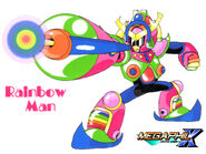 Concepto de Rainbow Man