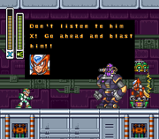 Zero-encerrado-Vile-cinemática-MMX.png (14 kB) El avance de Zero es detenido por Vile, es derrotado y encerrado en una celda eléctrica. Siendo usado por Vile como rehén, Zero alienta a X para que acabe con Vile.