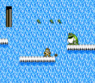 Cápsula de armas pequeña en "Mega Man 2", NES.