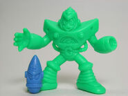 Figura de Gravity Man de la serie "Rockman 5", 1993. Incluye un accesorio de Missile.