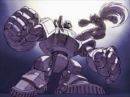 Imagen del intro (Zero vs Vile-Ride Armor)