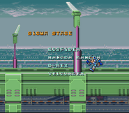 Rangda Bangda en los créditos de "Mega Man X", SNES.