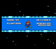 "Mega Man 6", diseñador de Plant Man.