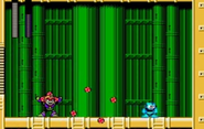 Plant Man usando el Plant Barrier en NES