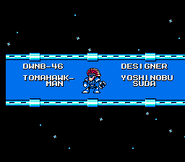 "Mega Man 6", diseñador de Tomahawk Man.