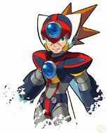 Render de Axl en Mega Man X8