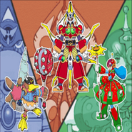 El poster "El trio de la muerte" con Rafflesian