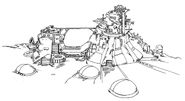 Arte conceptual de la Planta Manufacturadora de Robots del Dr. Wily.[4]