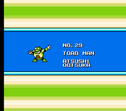 "Mega Man 4", diseñador de Toad Man.