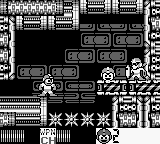 Proto Man entregando un 1-UP en "Mega Man IV", Game Boy.