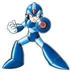 Ilustración de X (X-Buster) en Mega Man X