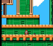 Cápsula de armas pequeña en "Mega Man 3", NES.