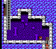 Eddie entregando 1 tanque de energía en "Mega Man 4", NES.