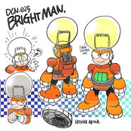 Perfil de Bright Man en "Mega Man Megamix".