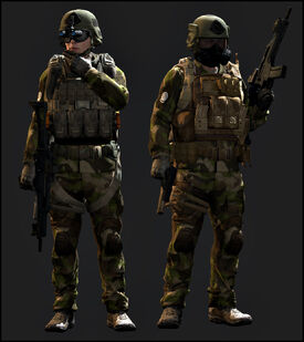 SPC-F Woodland outfitting