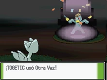 Togetic usando otra vez en la cuarta generación