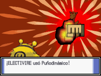 PuñodinámicoPT.png (11 kB) Electivire usando puño dinámico en Pokémon Diamante, Perla y Platino.