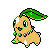 Imagen de Chikorita en Pokémon Plata