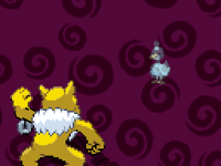 Hypno usando pesadilla en Pokémon Negro y Pokémon Blanco.