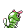 Imagen posterior de Caterpie en la segunda generación