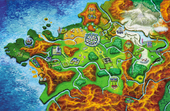 Mapa Kalos