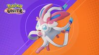 Sylveon disponible en Pokémon UNITE.