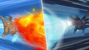 Dragonite vs. Hydreigon.