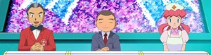 Jurado del concurso en el anime.