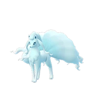 Imagen de Ninetales de Alola en Pokémon: Let's Go, Pikachu! y Pokémon: Let's Go, Eevee!, 