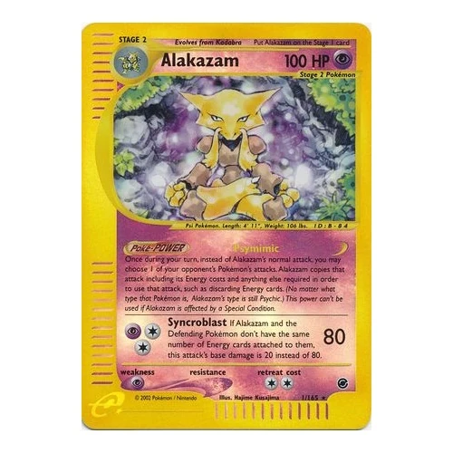 Alakazam (Expedition Base Set TCG) Pokémon Wiki Fandom