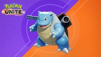 Blastoise disponible en Pokémon UNITE.