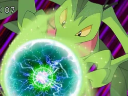 EE07 Grovyle usando energibola