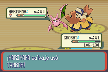 Crobat variocolor robando un movimiento en la tercera generación.