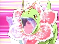 EP438 Meganium usando rugido.png (69 kB) Meganium de la Enfermera Joy usando gruñido...