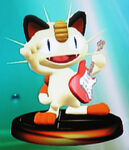 Trofeo de Meowth en Melee.