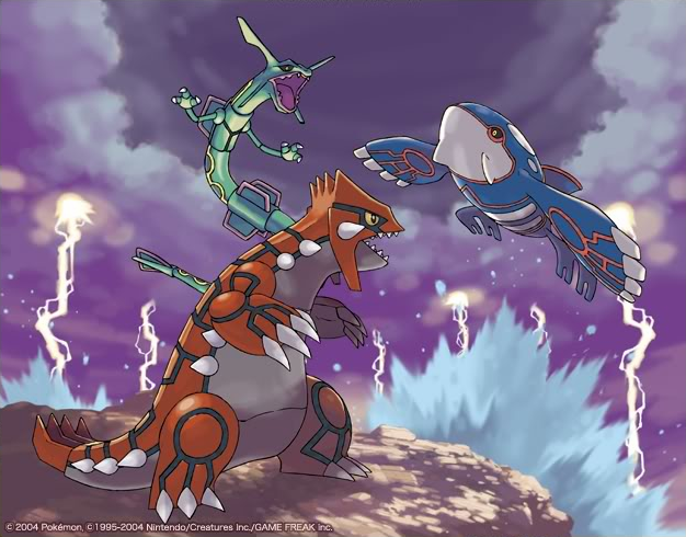 RAP TRIO LENDÁRIO, Rayquaza,Kyogre e Groudon