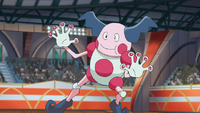 Mr. Mime de Delia en la Copa Flauta de Vidrio.