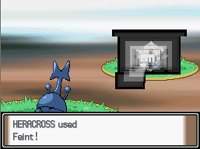 Heracross usando amago en la cuarta generación.