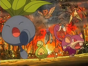 EP540 Pokémon huyendo del bosque